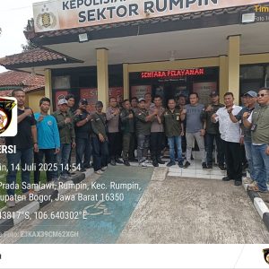 Aksi Damai di Depan Polsek Rumpin Terkait Intimidasi Jurnalis Anggota AKPERSI
