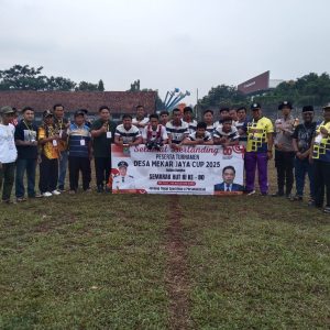 Kades Mekar Jaya Berpesan Di Hari Ke 3 Turnamen Sepak Bola GG Limus vs Cicekong FC
