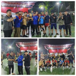 Ketua RW 06 Cipondoh Indah Tutup Turnamen Bola Volly, Meriahkan HUT RI ke-80