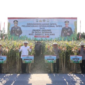 Panen Raya Jagung di Malang, Wujud Nyata Komitmen Polri dalam Ketahanan Pangan Nasional