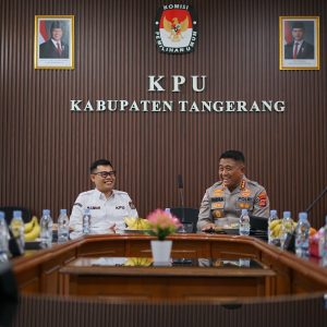 Jalin Silaturahmi, Kapolresta Tangerang Kunjungi KPU dan Bawaslu