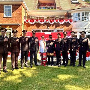 Perwira Polri Penerima Beasiswa LPDP Ikuti Upacara HUT RI ke-80 di London