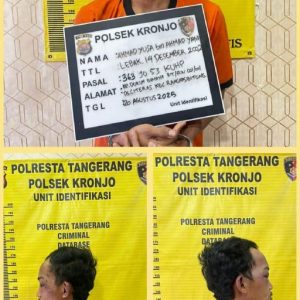 Polsek Kronjo Tangkap Pelaku Curanmor di Gudang Padi Tangerang   