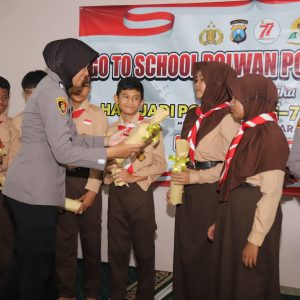 Polres Magetan Warnai Hari Jadi Polwan ke-77 Blusukan ke Sekolah Edukasi Anti Bullying