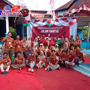 Pemerintah Kelurahan Attangsalo Gelar Jalan Santai Dalam Rangka HUT Kemerdekaan RI Ke-80