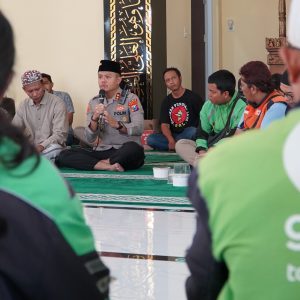 Polres Gresik dan Komunitas Ojol Bersatu, Sholat Gaib dan Doa Bersama untuk Almarhum Affan