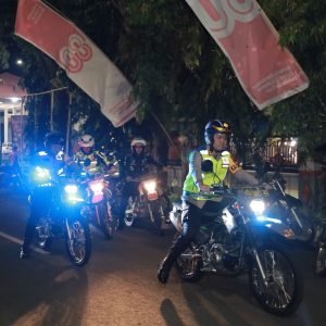 Harkamtibmas Polres Jember Bersama TNI dan Elemen Masyarakat Gelar Patroli Gabungan
