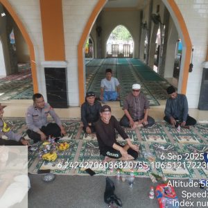 Polsek Cikupa Sambang Warga Kelurahan Sukamulya, Pesan Kamtibmas Ditekankan