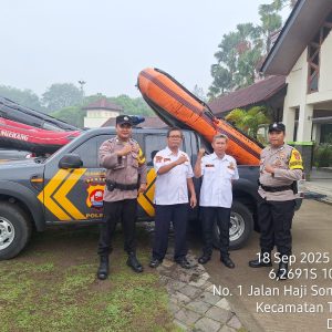 Pokdarkamtibmas Resot Tangerang Mengikuti Apel Kesiapsiagaan Penanggulangan Bencana Banjir