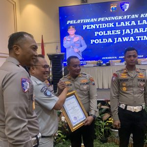 Polres Pelabuhan Tanjungperak Berhasil Tekan Angka Lakalantas Hingga 44,6 persen