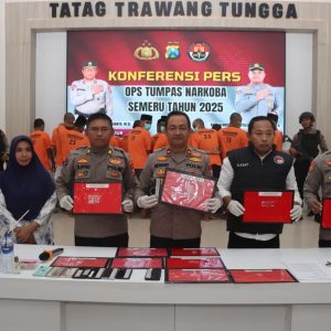 OPS Tumpas Narkoba 2025 Polres Pamekasan Berhasil Amankan 19 Tersangka dari 14 Kasus yang Terungkap