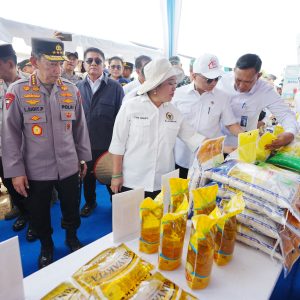 Gerakan Pangan Murah Polri Salurkan 1.386 Ton Beras SPHP di Tengah Panen Raya Kuartal III