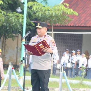 Kapolresta Tangerang Dampingi Wakapolda Banten Upacara di Alun-alun Balaraja, Diikuti Ribuan Siswa   