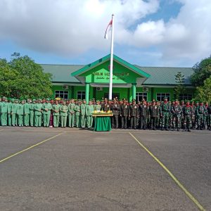 Upacara Peringatan HUT TNI Ke-80 di Mako Kodim 1421/Pangkep
