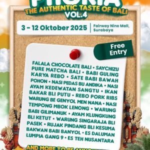 Food Foria Pesta Kuliner ala Bali Telah Hadir di Fairway Ninemall Surabaya
