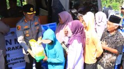 Polres Ngawi Berbagi Warga Desa Pacing : Terimakasih Pak Polisi