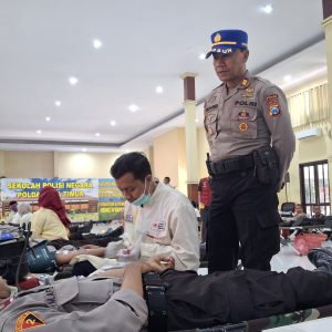 Misi Kemanusiaan SPN Polda Jatim Kumpulkan 170 Kantong Darah Wujudkan Program Kampus Sehat
