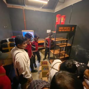 Harkamtibmas Polres Tulungagung Gelar Razia, Puluhan Botol Miras Diamankan