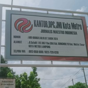 DPC JMI Kota Metro Resmi Terverifikasi oleh Kesbangpol   