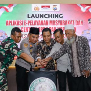 Polres Jombang Launching Aplikasi E-Pelayanan Masyarakat dan WhatsApp Center ‘Lapor Pak Kapolsek