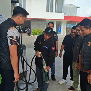Polisi Bersama Pemkab Ponorogo Sidak Sejumlah SPBU Cek BBM Pertalite