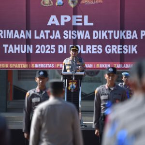 Latja Diktuk Bintara Polri 2025 di Polres Gresik Resmi Dibuka, 50 Siswa Siap Terjun Layani Masyarakat