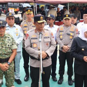 Polda Jatim dan Forkopimda Gelar Apel Siaga Bencana Serentak Hadapi Cuaca Ekstrem