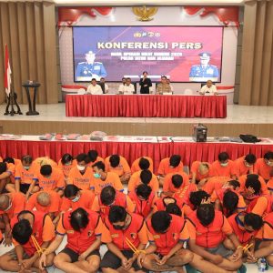 Polda Jatim Berhasil Ungkap 1.443 Kasus dan Amankan 1.135 Tersangka Selama Operasi Sikat Semeru 2025