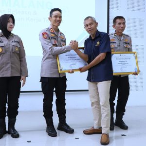 Polresta Malang Kota Kembali Raih Penghargaan Penyerapan Anggaran Terbaik Triwulan III 2025 KPPN Malang