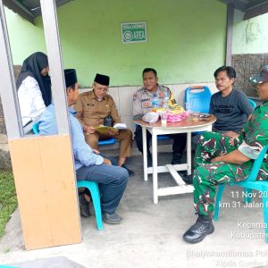 Bhabinkamtibmas Polsek Balaraja Melaksanakan Sambang Kantor Desa Gembong   ‎