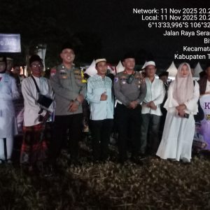 Pokdarkamtibmas Bhayangkara Cikupa Ikut hadir Pam Pengamanan MTQ ke -13 Tingkat Kecamatan Cikupa Kabupaten Tangerang Desa Bitung jaya Tahun 2025