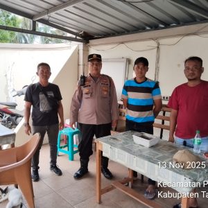Polsek Panongan Gelar Patroli Pusaka di Pusat Keramaian, Antisipasi Gangguan Kamtibmas   