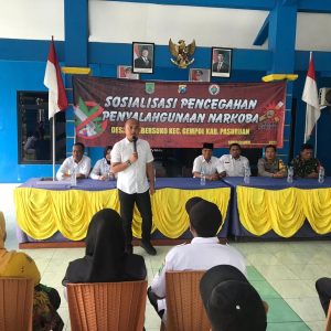 Satresnarkoba Polres Pasuruan Gelar Sosialisasi Bahaya Narkoba di Desa Sumbersuko