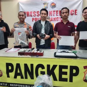 Polres Pangkep Ungkap Kasus Pencurian Dengan Pemberatan Pelaku Diamankan
