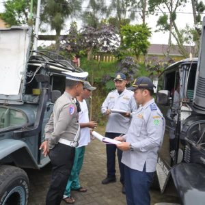 Jelang Nataru, Satlantas Pasuruan Sidak Jeep Wisata Bromo
