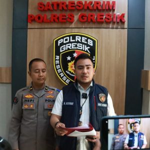 Satreskrim Polres Gresik Ringkus Pencuri Pakaian Dalam Wanita Videonya Viral di Medsos
