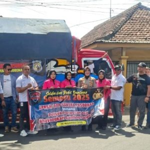 POLSEK Purwosari Salurkan Dua Truk Bantuan untuk Korban Erupsi Semeru 2025
