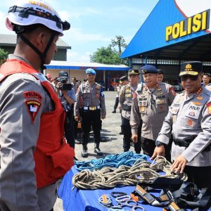Polri Gelar Apel Pergeseran Pasukan, Tegaskan Komitmen Percepatan Bantuan Bencana