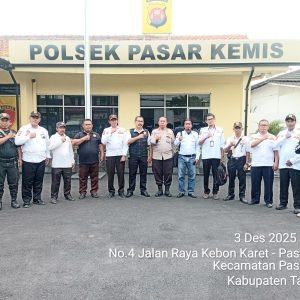 Jalin silaturahmi Pokdarkamtibmas Resor kota Tangerang Kepada Polsek Pasar Kemis,Tetap Selalu Bersinergi Bersama Pokdarkamtibmas Sektor Pasar kemis
