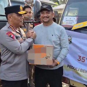 Wakapolri Tinjau Aceh Tamiang dan Salurkan Bantuan Kemanusiaan dari Batalyon Dhira Brata Akpol 1990