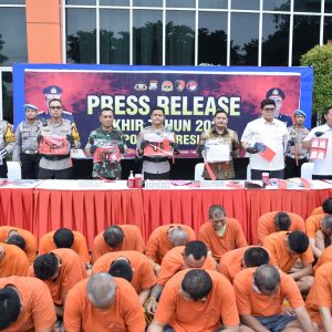 Sepanjang 2025, Polres Gresik Berhasil Ungkap Ratusan Kasus Kriminal dan Narkoba