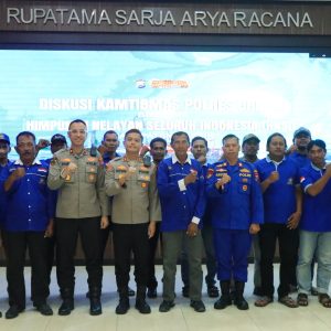 Jalin Sinergitas, Kapolres Gresik Ajak HNSI Jaga Stabilitas Kamtibmas di Wilayah Perairan