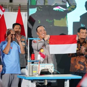 Wakapolri Resmikan Kembali Operasional Pabrik Garmen Wonghang Bersaudara di Pemalang