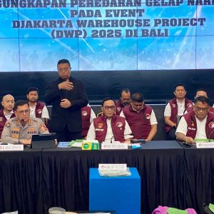 Bareskrim Polri Gagalkan Peredaran Narkoba Jelang DWP 2025 Bali, 17 Tersangka Diamankan