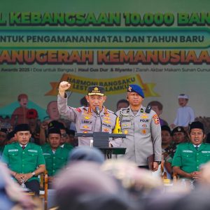 Kapolri Pimpin Apel Kebangsaan Banser, Perkuat Sinergi Pengamanan Natal 2025 dan Tahun Baru 2026