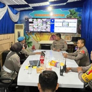 Provos Polres Pasuruan Cek Kesiapsiagaan Personel Pos Pam Yan Nataru Taman Dayu Pandaan