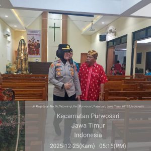 Ibadah Natal Berjalan Khidmat, Kapolres Pasuruan Apresiasi Sinergi Tiga Pilar