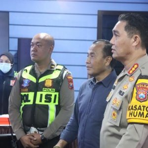 Satgas Ops Lilin Semeru Polda Jatim Cek Pospam Terminal Purabaya Pastikan Pelayanan Maksimal
