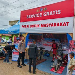 Ringankan Beban Warga, Polri Hadirkan Layanan Servis Kendaraan Gratis di Padang Pariaman