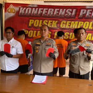 Polsek Gempol Ungkap Kasus Pengeroyokan, 4 Pelaku Diamankan 1 DPO
